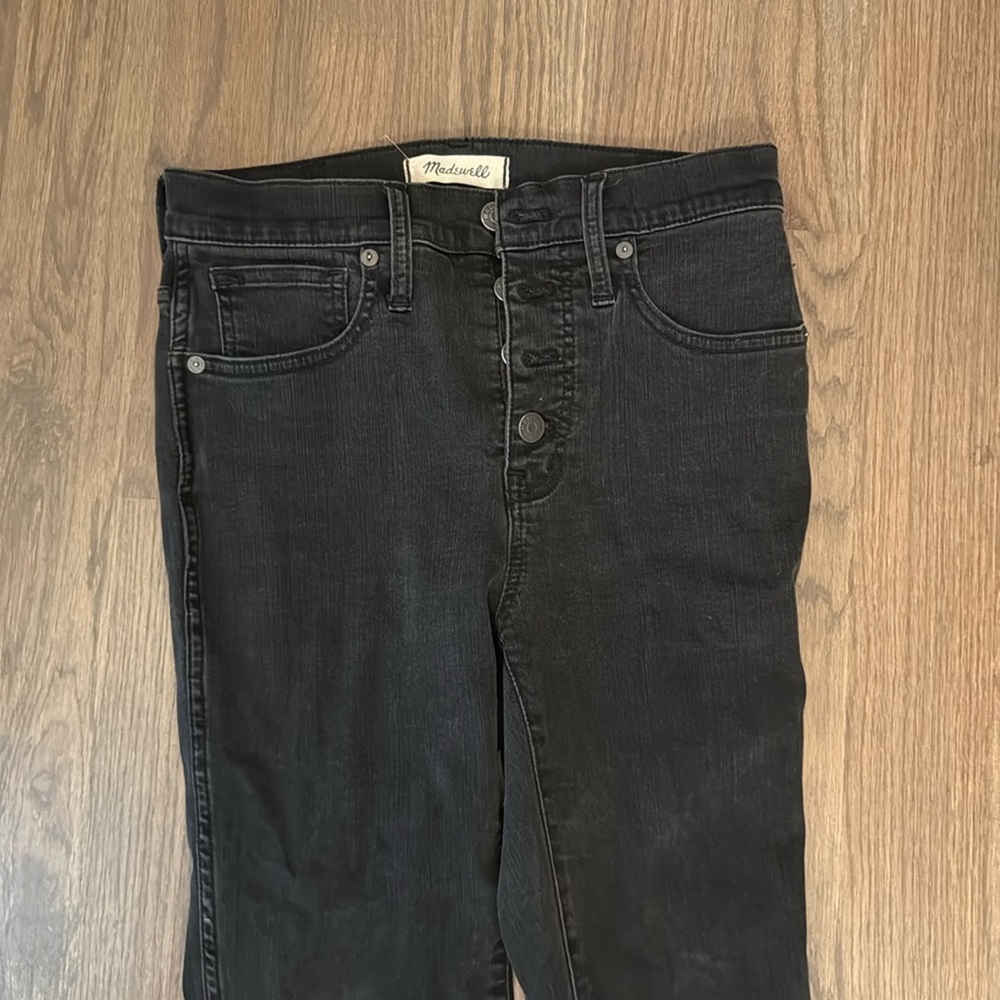 Madewell black skinny jeans
